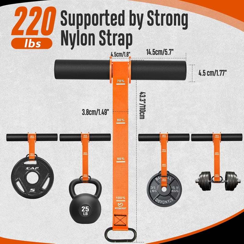 FitBeast Forearm Strengthener & Wrist Roller - Forearm Strength Trainer with Thickened Anti-Slip Grip Handles&Adjustable Strap, Perfect for Forearm Exercising, Boosting Grip Strength, Muscle Building - Image 3